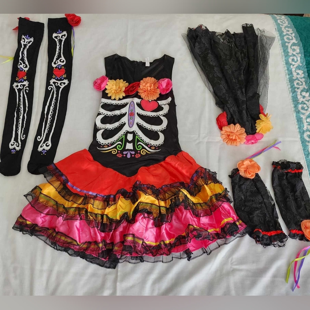 Adult Day of the Dead Halloween Costume